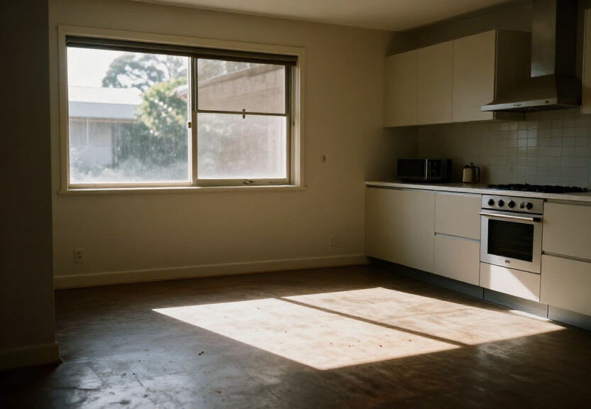 Clean kitchen cupboard after insect control treatment