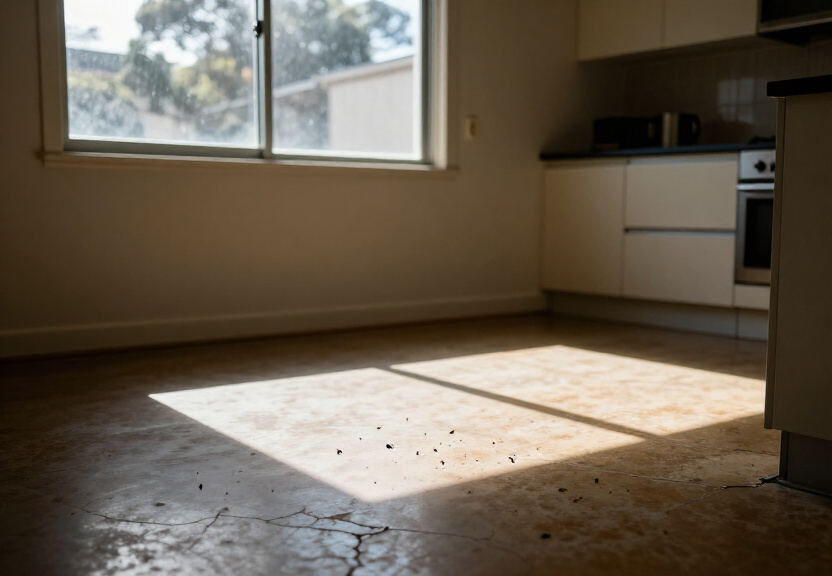 Ant trail along a West Pymble skirting board